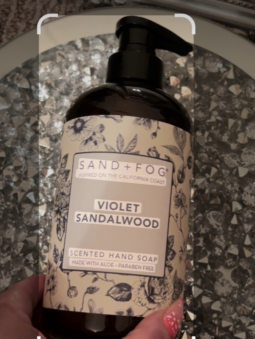 SAND+FOG Violet Sandalwood Scented Hand Soap
